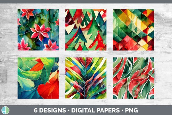 Christmas Backgrounds Digital Scrapboo: Premium Illustrations
