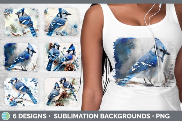 Christmas Blue Jay Distressed Sublimatio: A Designer's Review