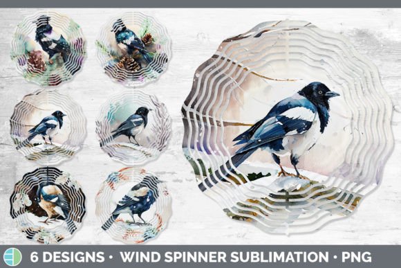 Christmas Magpie Wind Spinner Sublimat: A Designer's Review