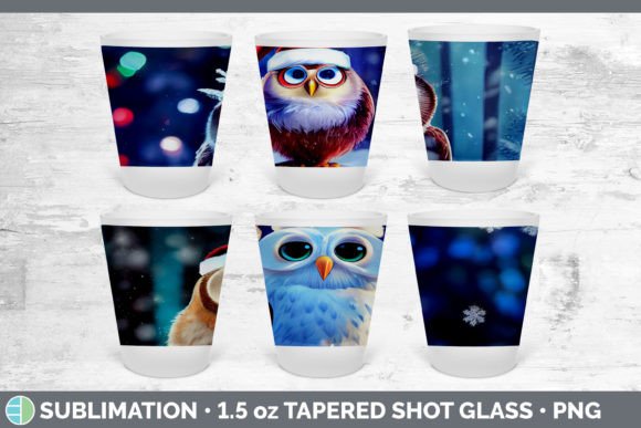 Christmas Owl Shot Glass Sublimation S Review