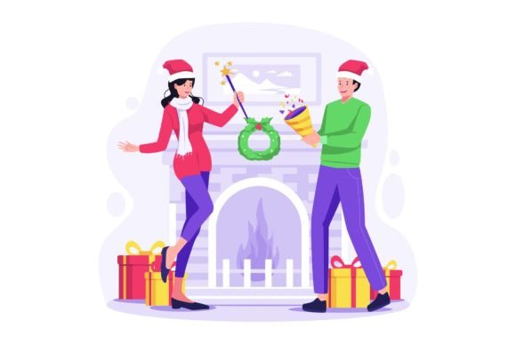 Christmas Party Illustration: A Designer's Review