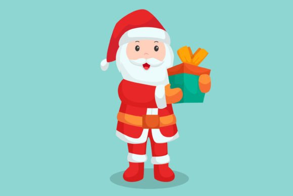 Christmas Santa Claus Character Design: Festive Illustrations