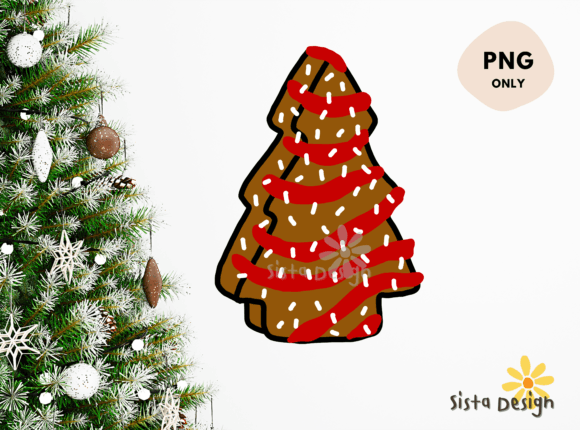 Christmas Tree Cake PNG3: A Seller's Review of Illustrations