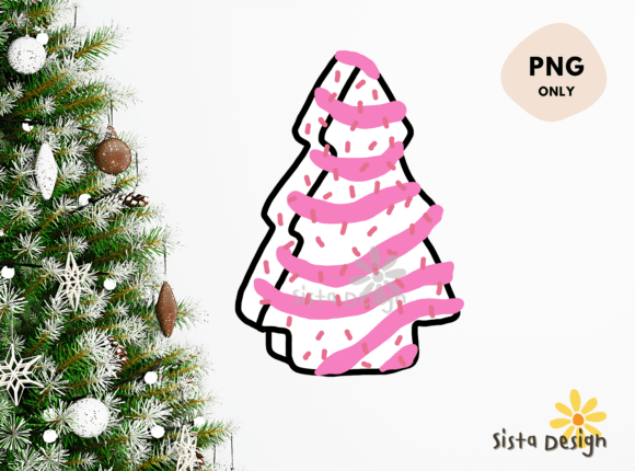 Christmas Tree Cake Sublimation PNG4: Illustrations Review