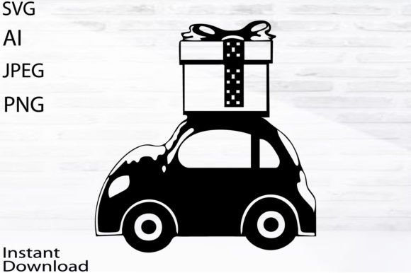 Christmas Truck Tree SVG: Premium Illustrations