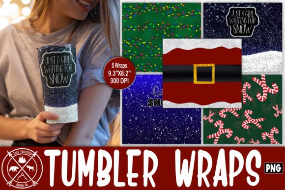 Christmas Tumbler Wrap Sublimation Bundl: Illustrations Review