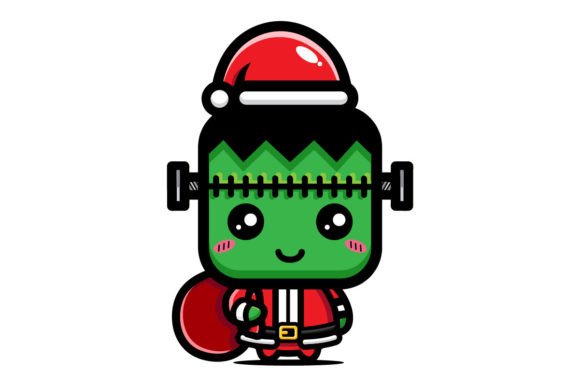 Cute Monster Christmas: Festive Illustrations for Crafts