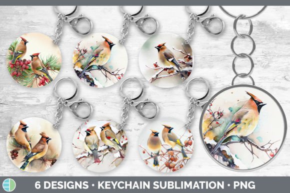Review: Christmas Cedar Waxwing Keychain Bundle for Holiday Embroidery