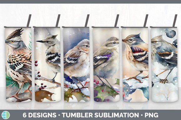 Review: Christmas Mockingbird Tumbler Sublimatio for Holiday Stitching