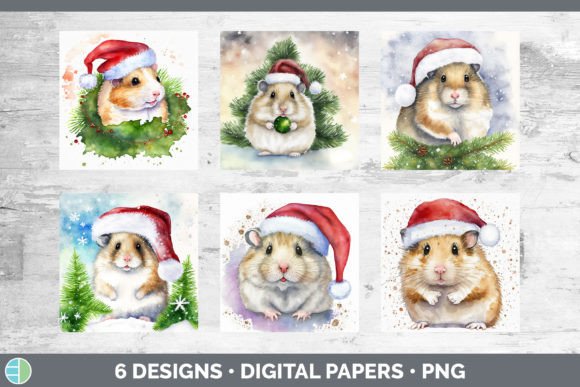 Santa Hamster Christmas Backgrounds Di: A Designer's Review